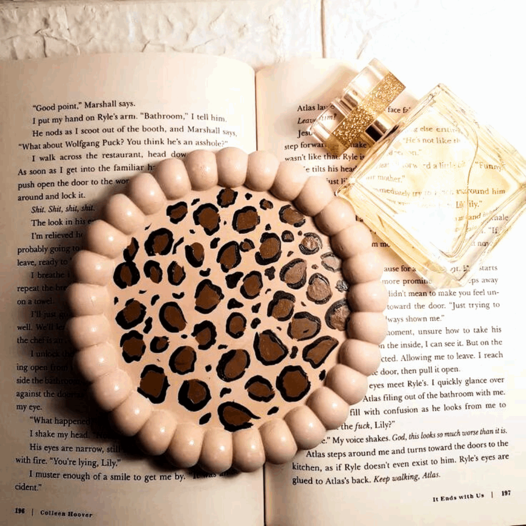 Handmade White Ceramic Bubble Coasters – Minimalist Boho Home Decor, Heat-Resistant Drink Coasters