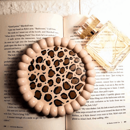 Handmade White Ceramic Bubble Coasters – Minimalist Boho Home Decor, Heat-Resistant Drink Coasters
