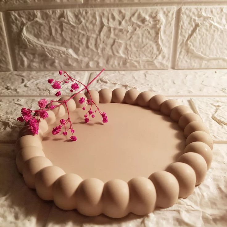 Handmade White Ceramic Bubble Coasters – Minimalist Boho Home Decor, Heat-Resistant Drink Coasters