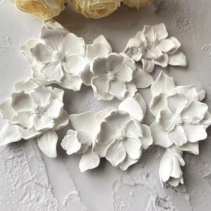Floral Gypsum Wall Art Kit